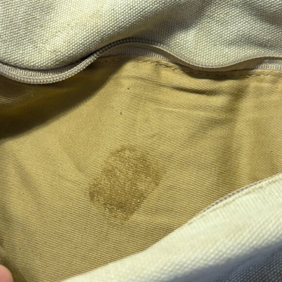 Vintage L.L. Bean messenger bag canvas leather buckle crossbody - Picture 8 of 14